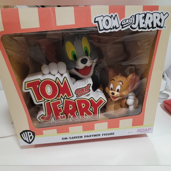 Authentic Only 1 Rare Soap Studio Limited Edition Tom & Jerry On Screen Partner - Picture 8 of 9